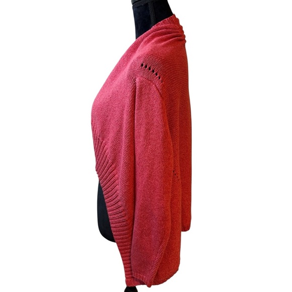 Soft Surroundings Rose Open-Front Sweater - Picture 3 of 6